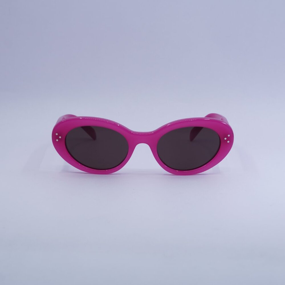 🕶️ New Celine CL40193I 72E Sunglasses - Shiny Rose Frame, Brown Lenses - Picture 2 of 10